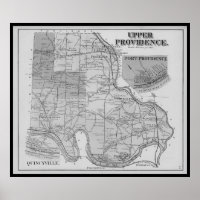 Mont Clare Map PA Pennsylvania 1871