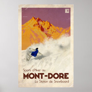 Póster Mont Dore - Efecto de cosecha