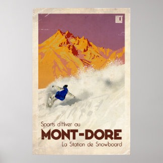 Póster Mont Dore - Efecto de cosecha