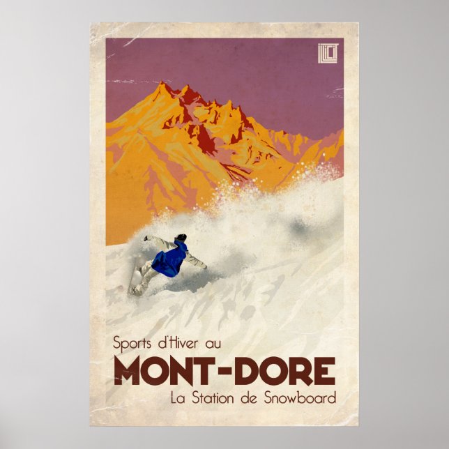 Póster Mont Dore - Efecto de cosecha (Frente)