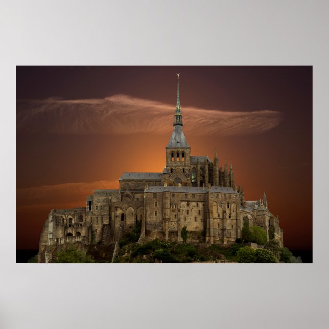 Póster Mont-Saint-Michel (Frente)
