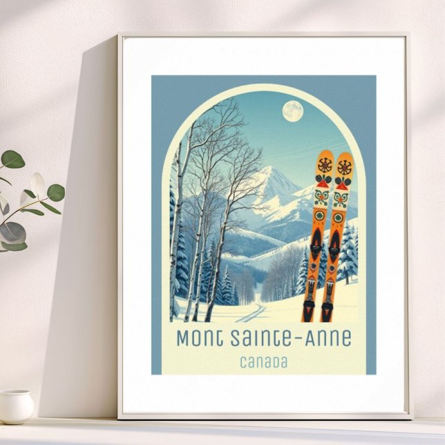 Póster Mont Sainte-Anne Canada ski resort  (Subido por el creador)