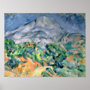 Póster Mont Sainte-Victoire, 1900