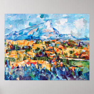Póster Mont Sainte-Victoire, Paul Cezanne