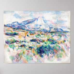 Póster Mont Sainte-Victoire, Paul Cezanne