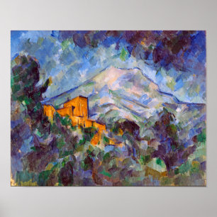 Póster Mont Sainte-Victoire, Paul Cezanne