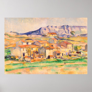 Póster Mont Sainte-Victoire Paul Cezanne Poster