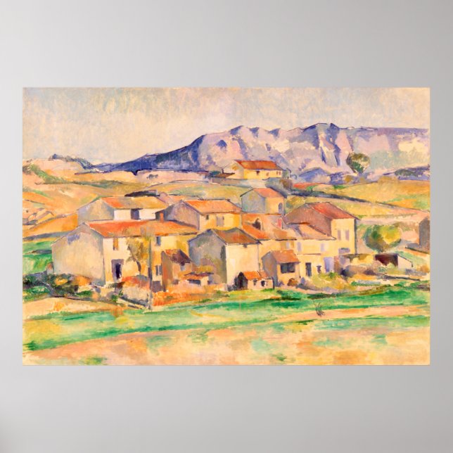 Póster Mont Sainte-Victoire Paul Cezanne Poster (Frente)