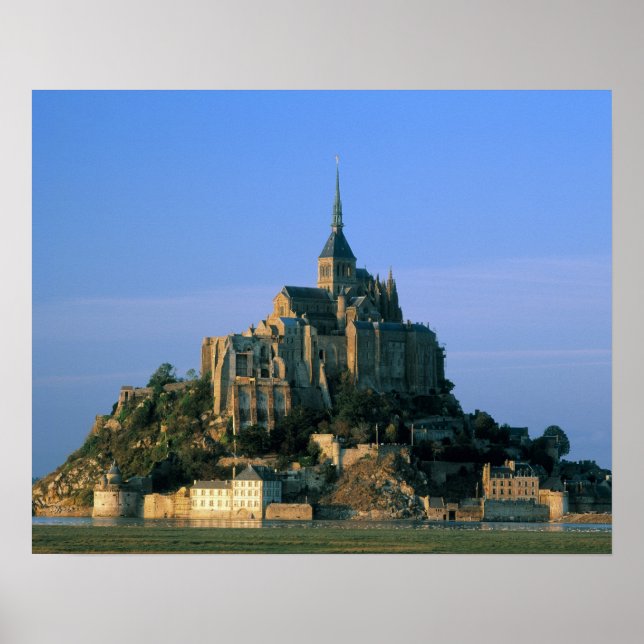 Póster Mont St Michel, Mancha, Normandía, Francia (Frente)