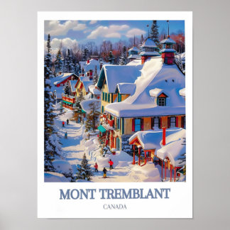 Póster Mont Tremblant Print - Laurentian Mountains Poster