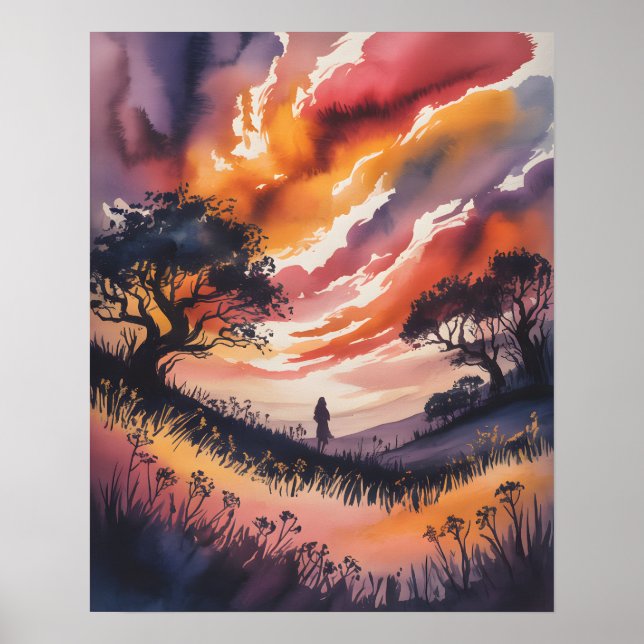 Póster Monta en el rayo 1 (Frente)