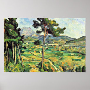 Póster Montagne Sainte-Victoire Visto Desde Bellevue
