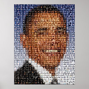 Póster Montaje de BARACK OBAMA