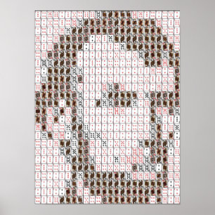 Póster Montaje de la tarjeta de Abe Lincoln