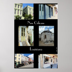 Póster Montaje de New Orleans