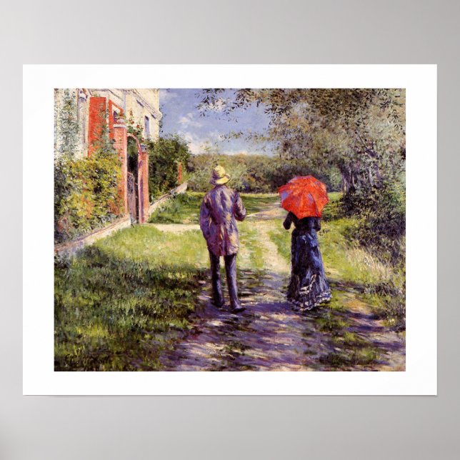 Póster Montaje de químicos por Gustave Caillebotte Print (Frente)