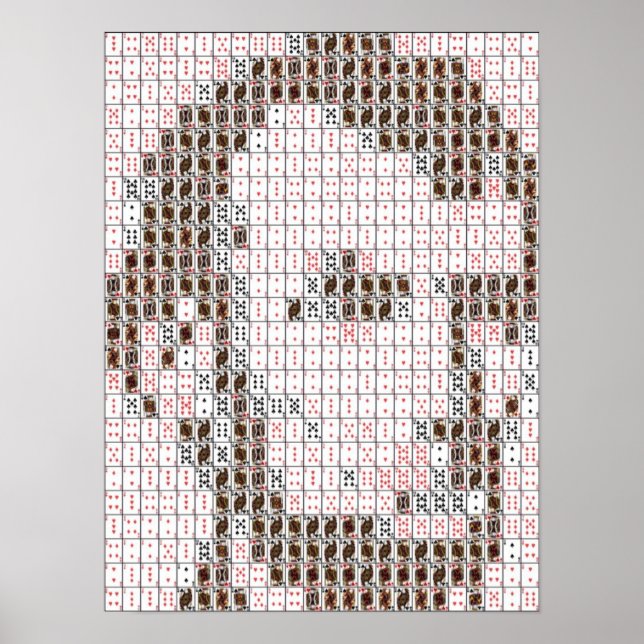 Póster Montaje de tarjetas Abe Lincoln (Frente)