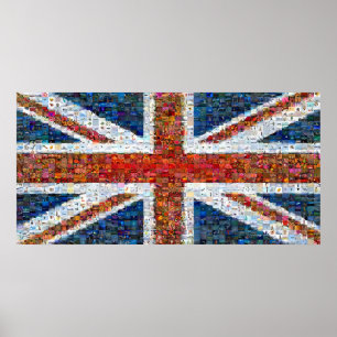 Póster Montaje de Union Jack
