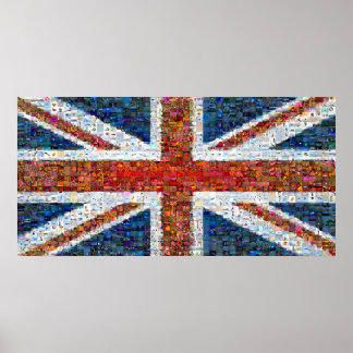 Póster Montaje de Union Jack - Grande