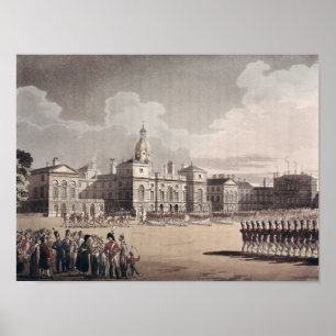 Póster Montaje del guardia en el parque de San Jaime