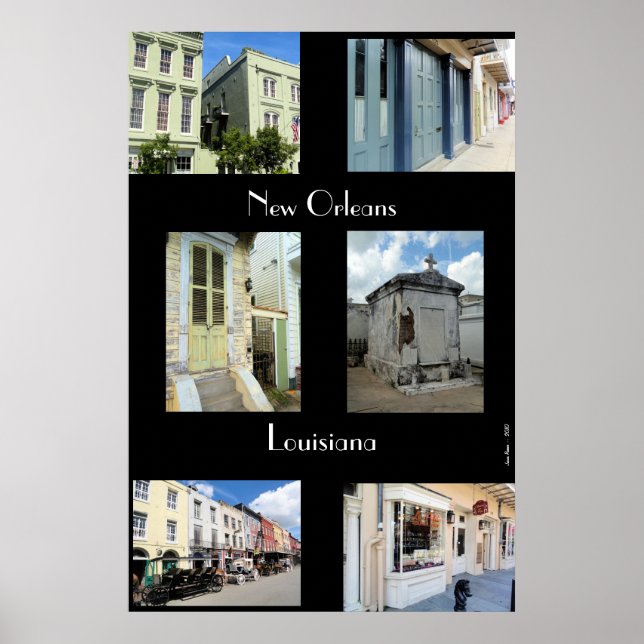 Póster Montaje en Nueva Orleans (Frente)