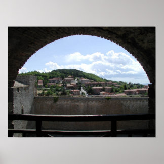 Póster Montalpuciano, Italia