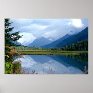 Póster Montaña Alaska