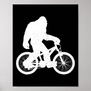 Póster Montaña Bigfoot Bicicleta De Bajada Ciclismo Bicic