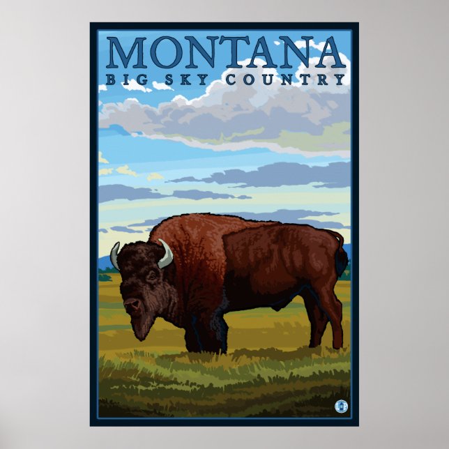 Póster Montana - Bison (Frente)
