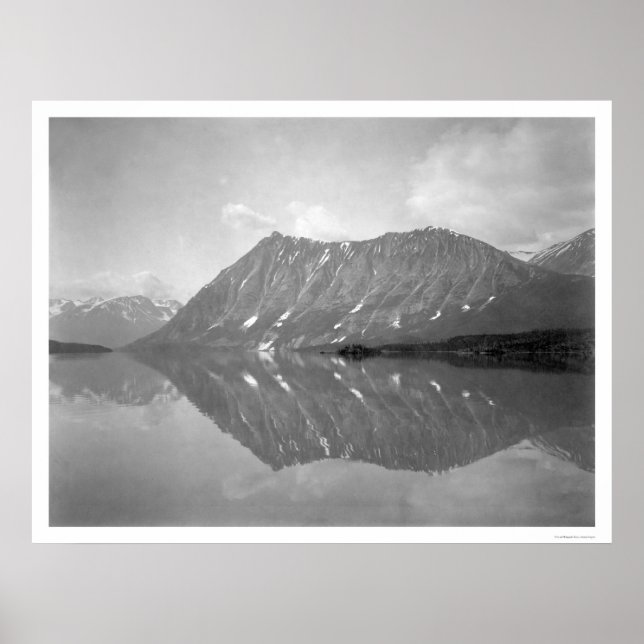 Póster Montaña Catedral Alaska 1925 (Frente)