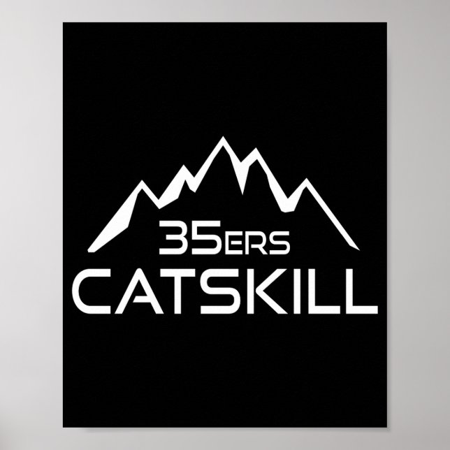 Póster Montaña Catskill 35er (Frente)