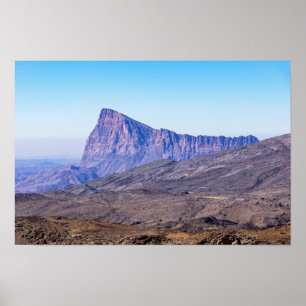 Póster Montaña cerca de Jebel Shams