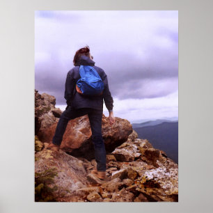 Póster Montaña Climber