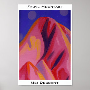 Póster Montaña de Fauve