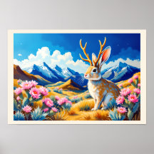 Montaña de Jackalope Desierto Solo por Diversión