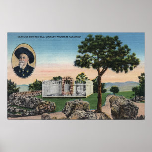 Póster Montaña del puesto de observación, Colorado