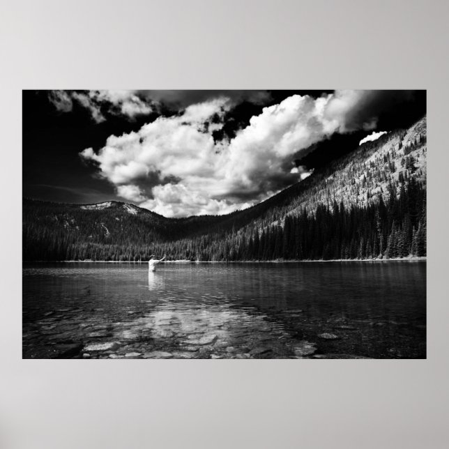 Póster Montana Fisherman (Frente)