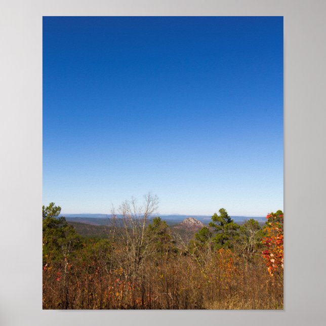 Póster Montaña Forked, Arkansas (Frente)