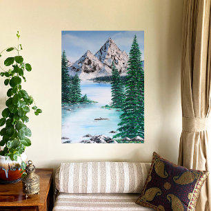 Póster Montaña fría