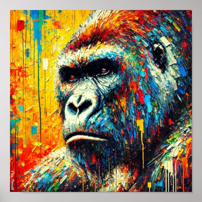 PÓSTER MONTAÑA GORILLA 6 (Frente)