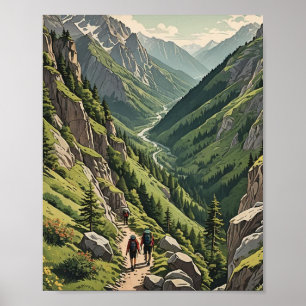 Póster Montaña Hike
