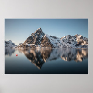 Póster Montaña Lofoten