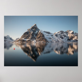 Póster Montaña Lofoten