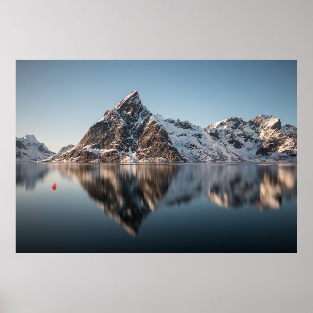 Póster Montaña Lofoten (Frente)