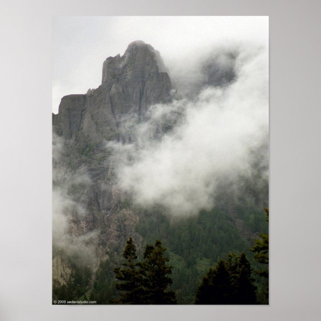 Póster Montaña Misty (Frente)