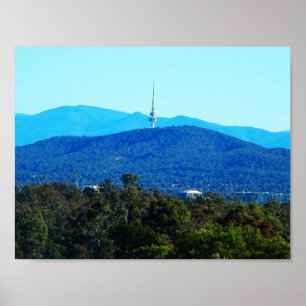 Póster Montaña negra - Canberra
