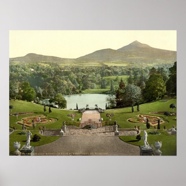 Póster Montaña Pan de Azúcar, condado de Wicklow, Irlanda (Frente)