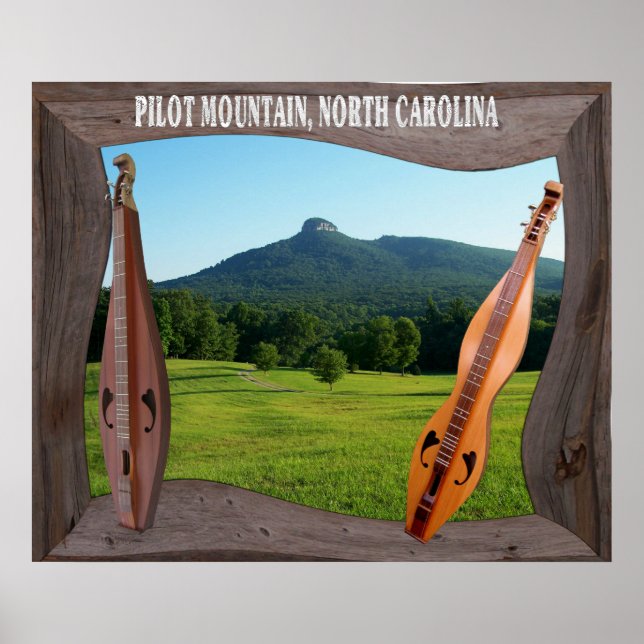 PÓSTER MONTAÑA PILOTO AL NORTE DE CAROLINA (Frente)