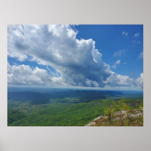 Póster Montaña Pinnacle, Carolina del Sur