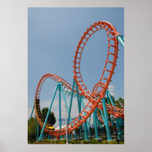 Póster Montaña rusa